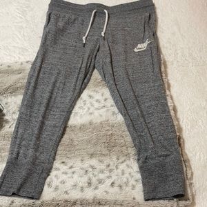 Woman’s- size medium Nike Capri work out pants.